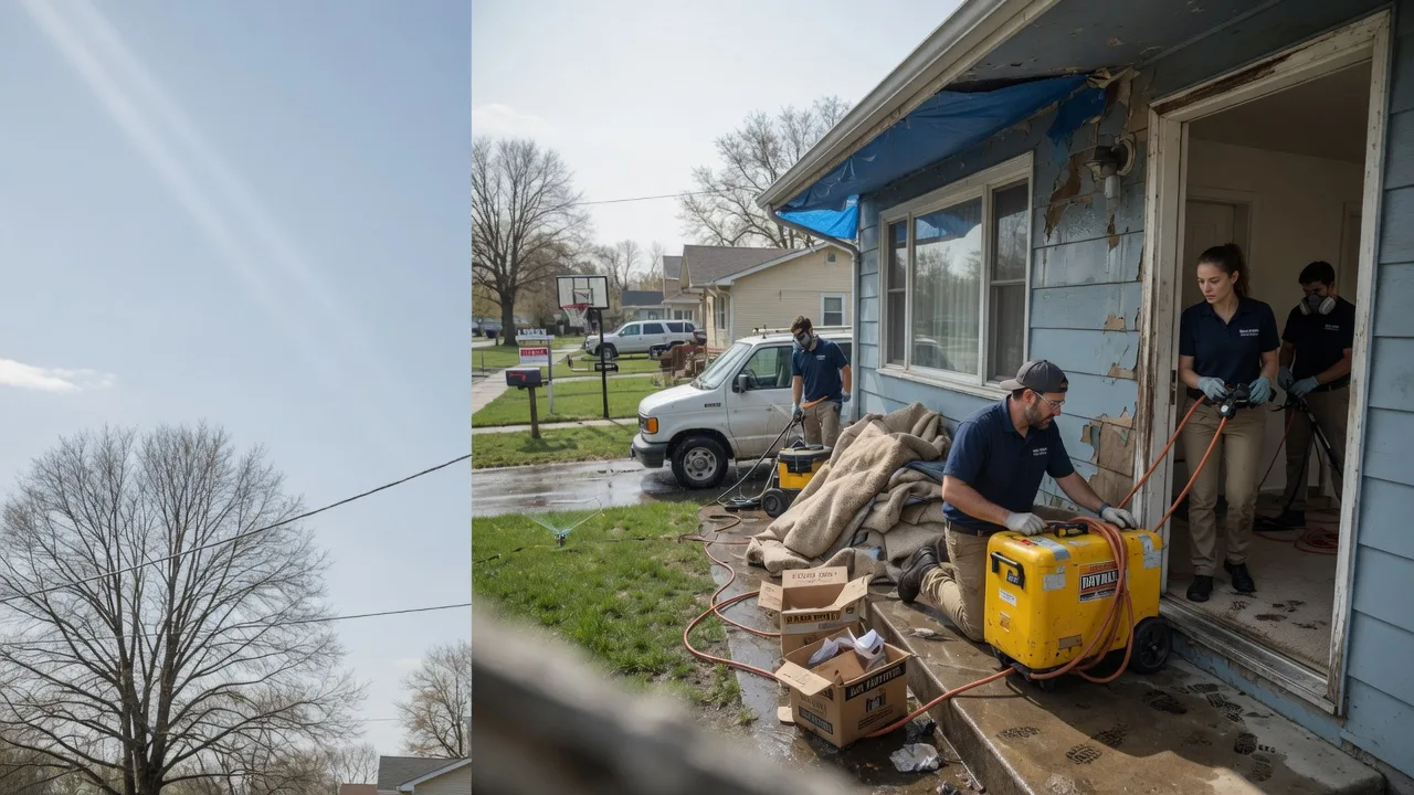 Basement Flood Cleanup in Owenton, KY near me